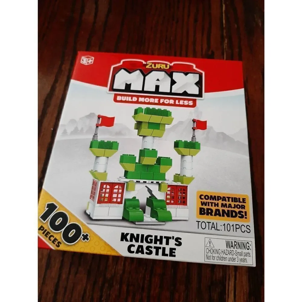 New 2 Zuru Max Building Block Sets Knight Castle Space Hunter Compatible w Lego